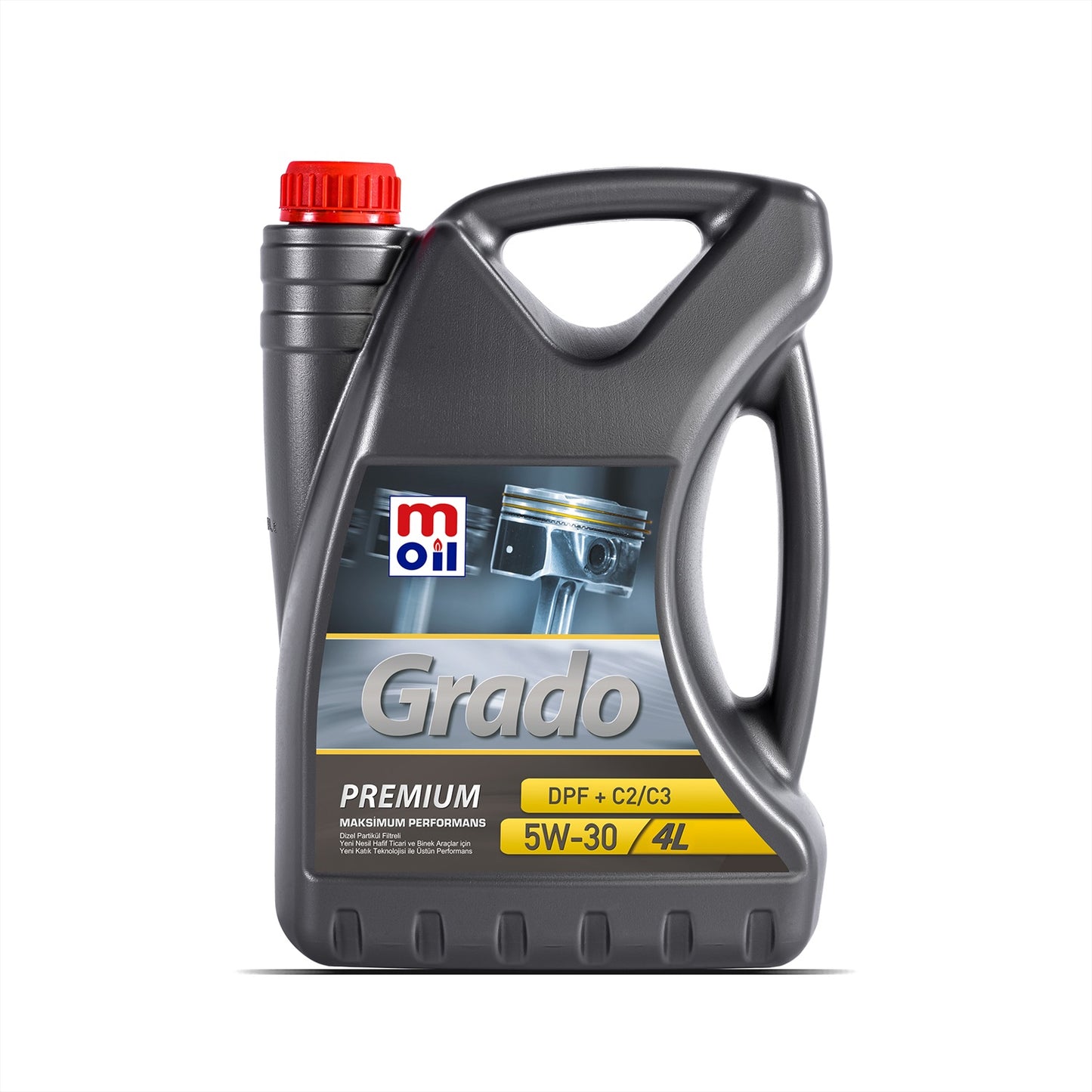 (4'lü Koli) Moil 4 LT Grado Premium 5W/30 SN/CF DPF Tam Sentetik Motor Yağı